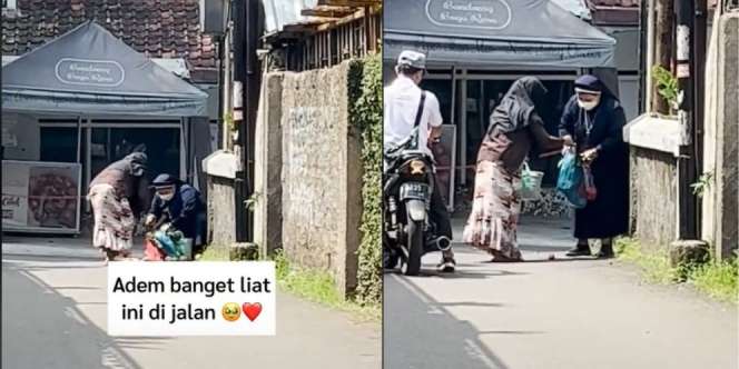 Indahnya Toleransi, Aksi Wanita Berhijab Tolong Biarawati Ini Bikin Adem