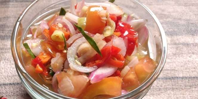 Sambal Matah dengan Terasi, Rasanya Makin Mantap