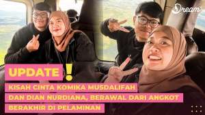 Kisah Cinta Komika Musdalifah dan Dian Nurdiana, Berawal dari Angkot Berakhir di Pelaminan