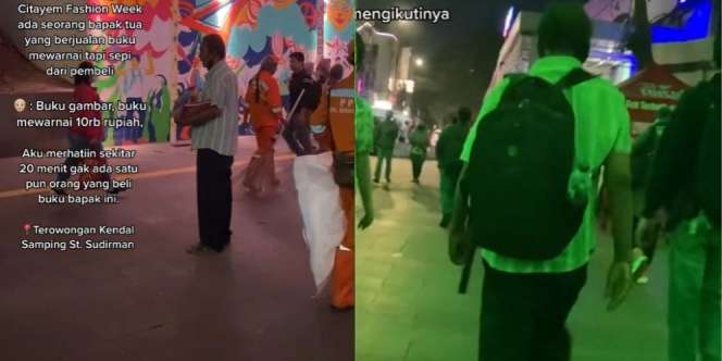 Cerita Bapak Penjual Buku Tak Pantang Menyerah Berjualan di Tengah Hype Citayam Fashion Week