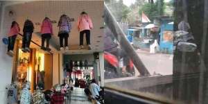8 Potret Benda di Depan Toko Ini Bikin Kaget, Penampakannya Bikin Jantungan!