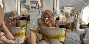 Bikin Mewek, Wanita Ini Nangis Tersedu-sedu Pas Pengantin Sesi Foto, Dikira Mantan Padahal...