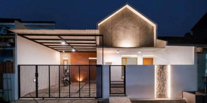 Ademnya Rumah Skandinavian Industrial di Bojong Gede