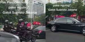 Viral Video Mobil RI-1 Jokowi Terjebak Macet, Santai Tak Pakai Sirine