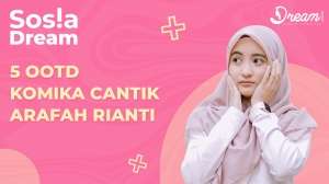 5 OOTD Komika Cantik Arafah Rianti