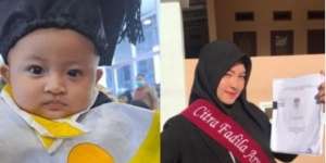 Kisah Pilu Bayi 4 Bulan di Sulsel Ikut Wisuda Gantikan Ibu yang Meninggal