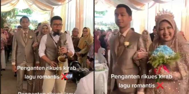 Viral Video Pesta Pernikahan Diiringi Lagu Doraemon, Wargenet: Nobita Nikah