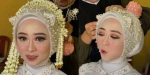MUA Buat Transformasi Makeup, Warganet Salfok dengan Gaya Makan Pengantinnya