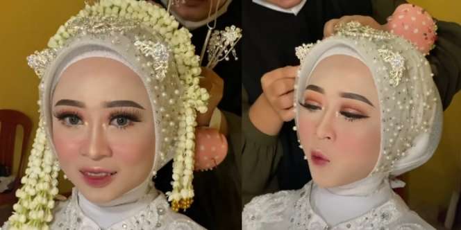 MUA Buat Transformasi Makeup, Warganet Salfok dengan Gaya Makan Pengantinnya