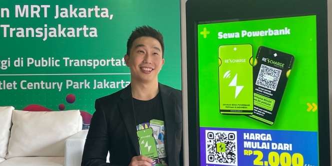 71 Titik Penyewaan Powerbank di Stasiun MRT, KRL dan Halte Transjakarta, Biaya Sewa Rp2.000/Jam