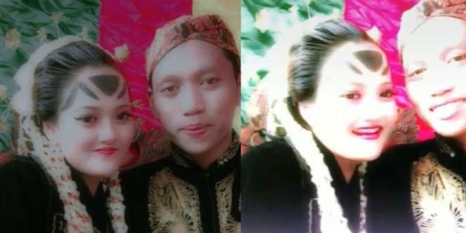 Pengantin Wanita Tampil dengan Bentuk Paes Unik, Perias Sampai Dibilang Fans Avatar'