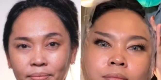 Rias Wajah Pakai Selotip, MUA Sulap Wajah Ibu 45 Tahun jadi Mirip Musdalifah