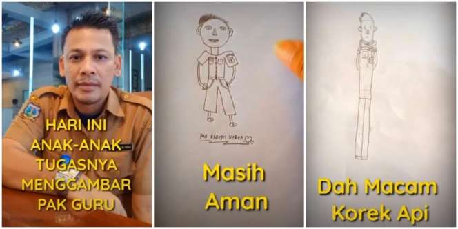 Ngakak, Beri Tugas Gambar ke Muridnya, Pak Guru Malah Tak Sanggup Lihat Hasilnya: Terlalu Imajinatif