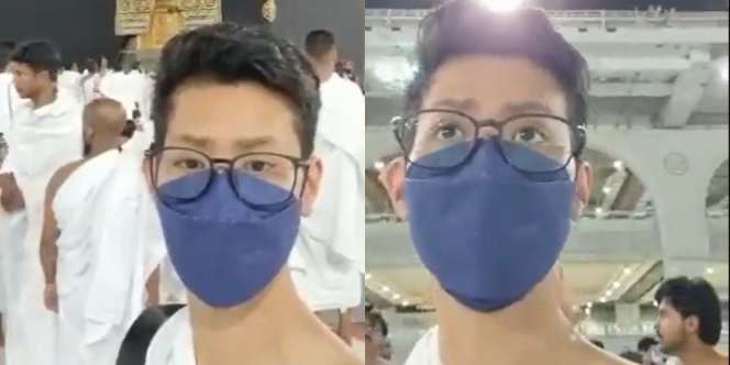 Heboh Video Jemaah Wanita Pakai Ihram Laki-Laki Saat Umroh di Mekah, Umbar Bagian Bahu