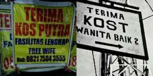 10 Potret Promosi Kocak Kamar Kos, Isi Pengumumannya Bikin Mikir Dua Kali!