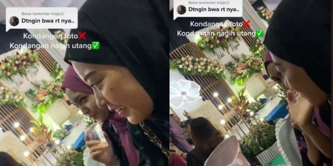 Viral Aksi Wanita Tagih Utang di Kondangan: Gaya Elit, Ekonomi Sulit