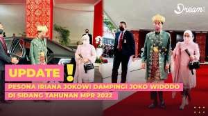 Pesona Iriana Jokowi Dampingi Joko Widodo di Sidang Tahunan MPR 2022