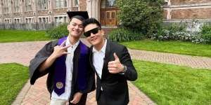 Tak Kalah Ganteng, Ini Potret Adik Boy William Lulusan University of Washington