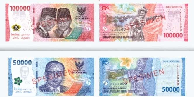 BI Luncurkan 7 Uang Kertas Baru, Desain Makin Tajam dan Bahan Lebih Baik