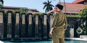 HOTD ala Aryani Fitriana, Tampil Santai di Bali