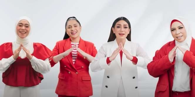 Penampilan Apik Nagita Slavina, Lesti Kejora, Celine Evangelista, dan Melly Goeslaw, Ramaikan HUT Kemerdekaan