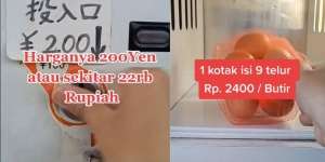 Beli Telur di Vending Machine, Pria Ini Dapat Cashback Tak Terduga