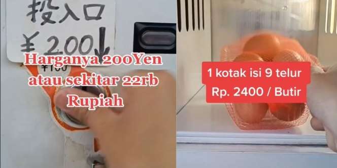 Beli Telur di Vending Machine, Pria Ini Dapat Cashback Tak Terduga