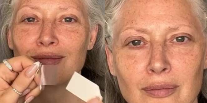 MUA Rias Wajah Wanita Usia 50-an jadi Mirip Angelina Jolie, Begini Triknya