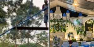 Potret Pekarangan Rumah di Kampung Diubah Jadi Pelaminan Mewah, Hasilnya Bikin Melongo!