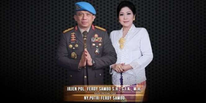 Ini Peran Putri Candrawathi Istri Ferdy Sambo dalam Kasus Pembunuhan Brigadir J
