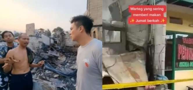 Baim Wong Klarifikasi Warteg di Jaksel Selamat dari Kebakaran Gegara Jumat Berkah, Penjelasan Warga di TKP Mengejutkan