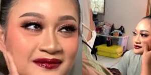 MUA Lakukan Cara Ajaib Sulap Wajah Model Jadi Kinclong Seperti Dilaminating