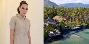 7 Potret Rumah Artis di Tepi Pantai, Milik Luna Maya Mengadap Samudera, Atapnya dari Daun! 