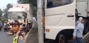 Viral Siswi STM Diantar Truk Trailer ke Sekolah