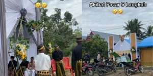 Dua Tetangga Gelar Pernikahan Bareng, Ternyata Gegara 'Pacar Lima Langkah'