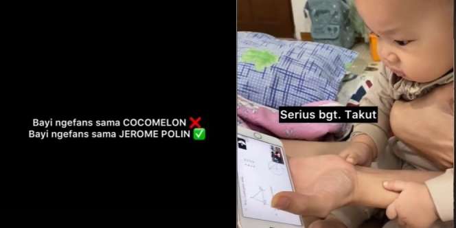 Menangis Diputarkan Kartun, Bayi Berubah Antusias Saat Menonton Pelajaran Matematika