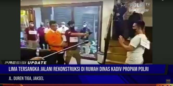 Tergambar Jelas dalam Rekonstruksi, Begini Detik-Detik Ferdy Sambo Eksekusi Brigadir J