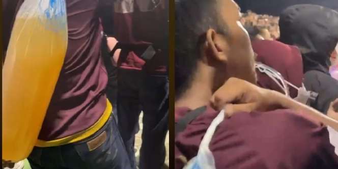 Tak Puas Sebotol, Penonton Bawa Es Jeruk Segalon saat Pertandingan Sepakbola: `Sekali Bocor, Lapangan Auto Banjir`