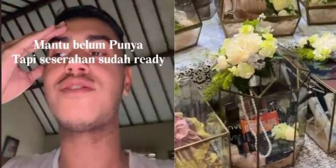 Belum Punya Calon Menantu, Ibu Ini Sudah Persiapkan Seserahan Lamaran