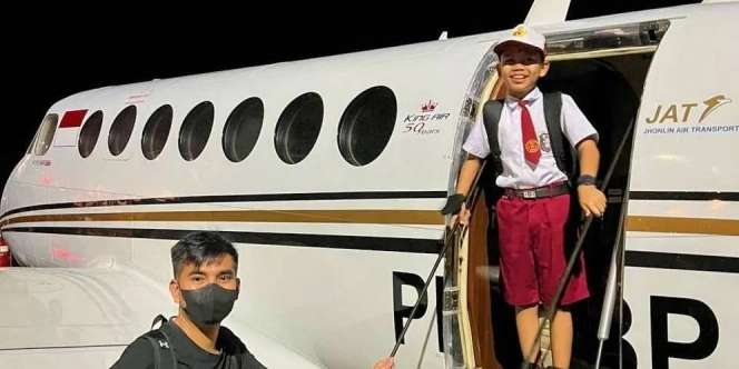 Farel Prayoga ke Sekolah Naik Private Jet Crazy Rich Batulicin