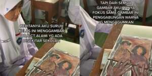 Diminta Melukis Objek di Sekolah Malah Gambar yang Lain, Guru Diam Membisu Ketika Dengar Alasannya