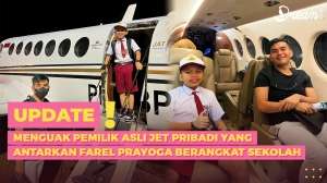 Menguak Pemilik Asli Jet Pribadi yang Antarkan Farel Prayoga Berangkat Sekolah