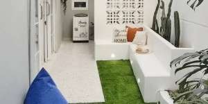 Area Cuci Ditata Apik, Bernuansa Taman ala Cafe