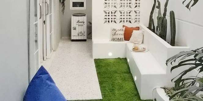 Area Cuci Ditata Apik, Bernuansa Taman ala Cafe