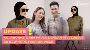 Vivi Zubedi Gandeng Baim Wong-Paula Verhoeven Kenalkan Kain Sasirangan di New York Fashion Week