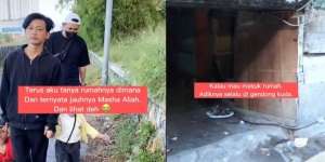 Kisah Pilu Kakak Adik Tinggal di Kolong Tol, Berdinding Kain Beralas Tikar