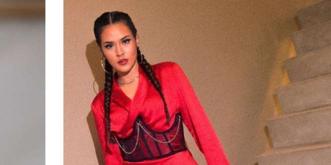 Raisa Andriana Tampil Fierce dengan Graphic Eyeliner