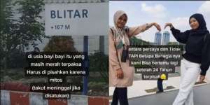 Tak Sadar Challenge Duet TikTok Dibuat Kembarannya, Dua Gadis Terpisah karena Mitos Bertemu Lagi Setelah 24 Tahun