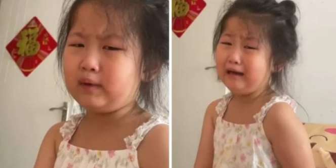 Respons Kocak Bocah Perempuan Saat Dibilang Mirip Ayahnya