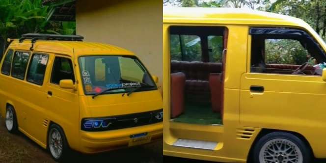 Tampak Luar Seperti Angkot Biasa, Pas Masuk Ruang Penumpang Serasa Lagi di Rumah